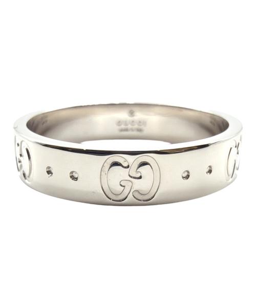 GUCCI（グッチ）GUCCI (グッチ) アイコン 18K スリムリング/3.9g サイズ:13号の古着・服飾アイテム