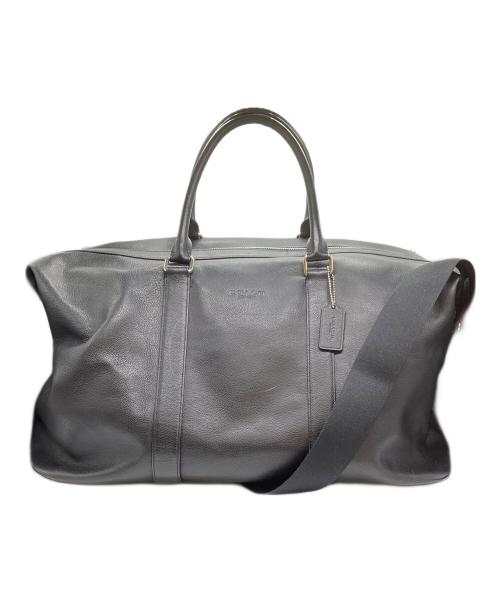 COACH（コーチ）COACH (コーチ) 2WAYレザーボストンバッグ ブラックの古着・服飾アイテム