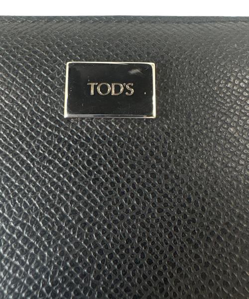 TOD'S（トッズ）TOD'S (トッズ) TOD'S　コンパクトレザーウォレット ブラックの古着・服飾アイテム