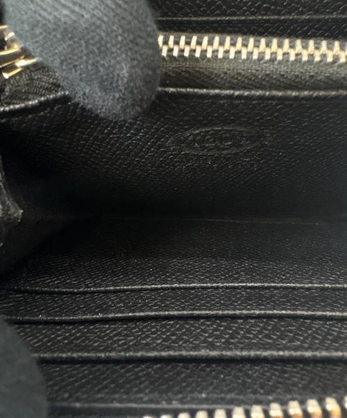 TOD'S（トッズ）TOD'S (トッズ) TOD'S　コンパクトレザーウォレット ブラックの古着・服飾アイテム