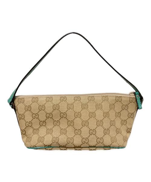GUCCI（グッチ）GUCCI (グッチ) GGキャンバス ハンドバッグ ベージュ サイズ:-の古着・服飾アイテム