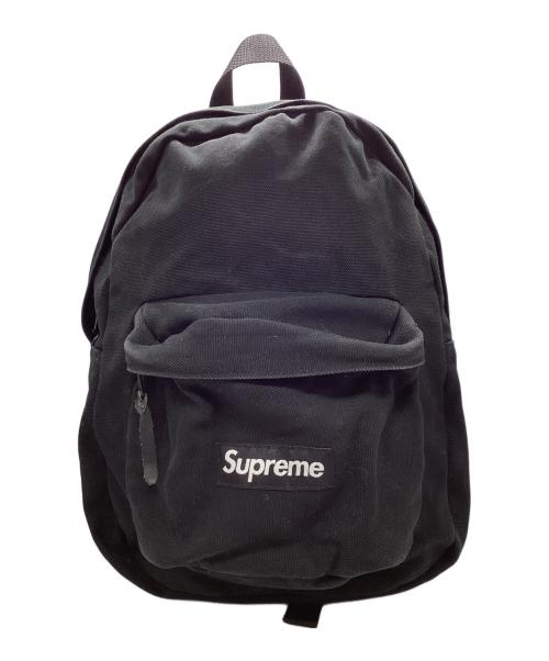 SUPREME（シュプリーム）Supreme (シュプリーム) Canvas Backpack ブラックの古着・服飾アイテム