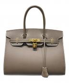 HERMESエルメス）の古着「Birkin Sellier 30 バーキン セリエ 30/エトゥープ/ヴォーエプソン/U刻印:2022年製/シルバー金具/」｜エトゥープ