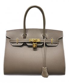 HERMESエルメス）の古着「Birkin Sellier 30 バーキン セリエ 30/エトゥープ/ヴォーエプソン/U刻印:2022年製/シルバー金具/」｜エトゥープ