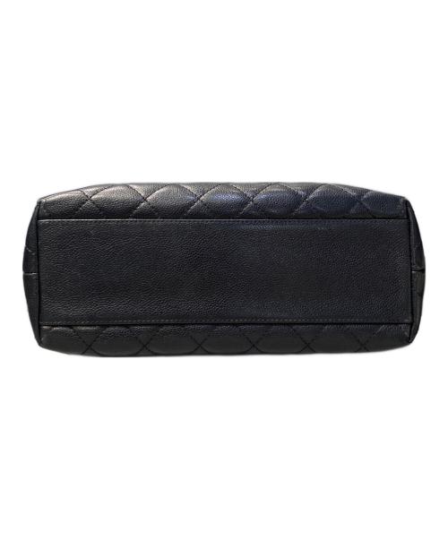 CHANEL（シャネル）CHANEL (シャネル) マトラッセ キャビアスキン トップハンドル フラップバッグ ブラックの古着・服飾アイテム
