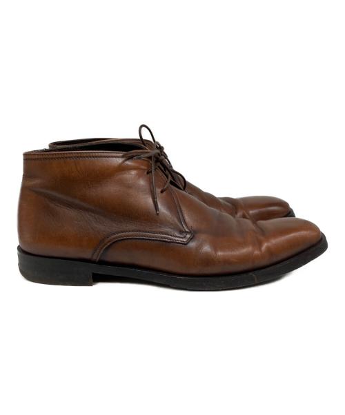 Salvatore Ferragamo（サルヴァトーレ フェラガモ）Salvatore Ferragamo (サルヴァトーレ フェラガモ) チャッカーブーツ ブラウン サイズ:7の古着・服飾アイテム