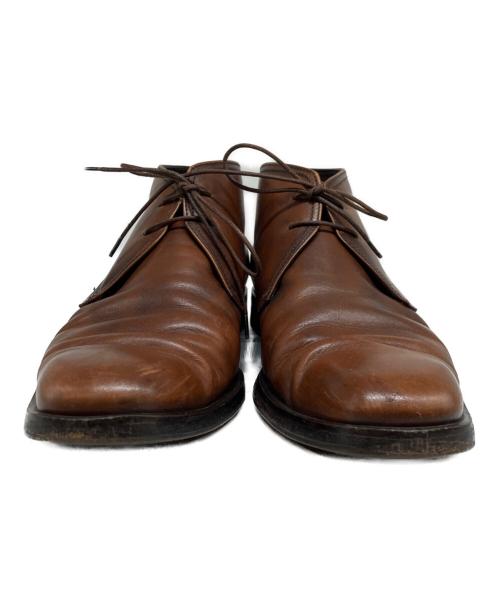 Salvatore Ferragamo（サルヴァトーレ フェラガモ）Salvatore Ferragamo (サルヴァトーレ フェラガモ) チャッカーブーツ ブラウン サイズ:7の古着・服飾アイテム