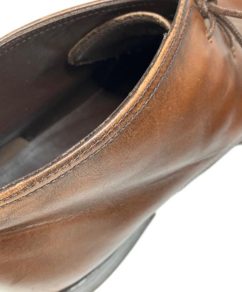 Salvatore Ferragamo（サルヴァトーレ フェラガモ）Salvatore Ferragamo (サルヴァトーレ フェラガモ) チャッカーブーツ ブラウン サイズ:7の古着・服飾アイテム