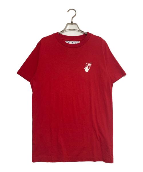 OFFWHITE（オフホワイト）OFFWHITE (オフホワイト) パスカルアローバックプリントTシャツ  レッド サイズ:Mの古着・服飾アイテム