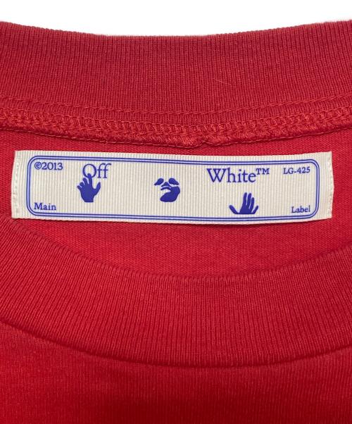 OFFWHITE（オフホワイト）OFFWHITE (オフホワイト) パスカルアローバックプリントTシャツ  レッド サイズ:Mの古着・服飾アイテム