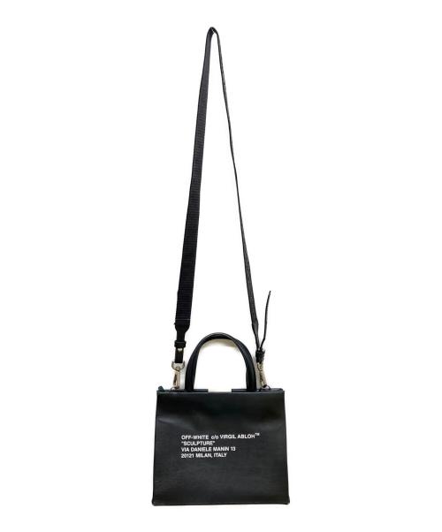 OFFWHITE（オフホワイト）OFFWHITE (オフホワイト) ミニBOX2WAYショルダーバッグ ブラックの古着・服飾アイテム