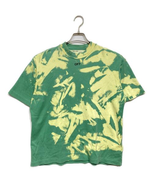 OFFWHITE（オフホワイト）OFFWHITE (オフホワイト) TIE DYE S/S TEE グリーン サイズ:42の古着・服飾アイテム