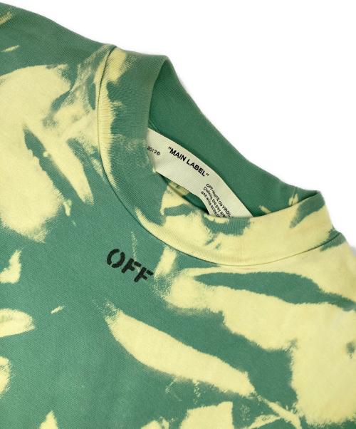 OFFWHITE（オフホワイト）OFFWHITE (オフホワイト) TIE DYE S/S TEE グリーン サイズ:42の古着・服飾アイテム