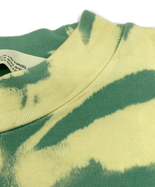 OFFWHITE（オフホワイト）OFFWHITE (オフホワイト) TIE DYE S/S TEE グリーン サイズ:42の古着・服飾アイテム