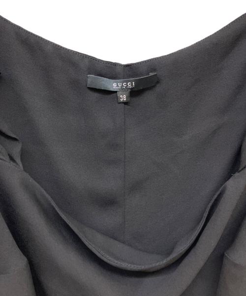 GUCCI（グッチ）GUCCI (グッチ) シアースリーブブラウス ブラック サイズ:38の古着・服飾アイテム