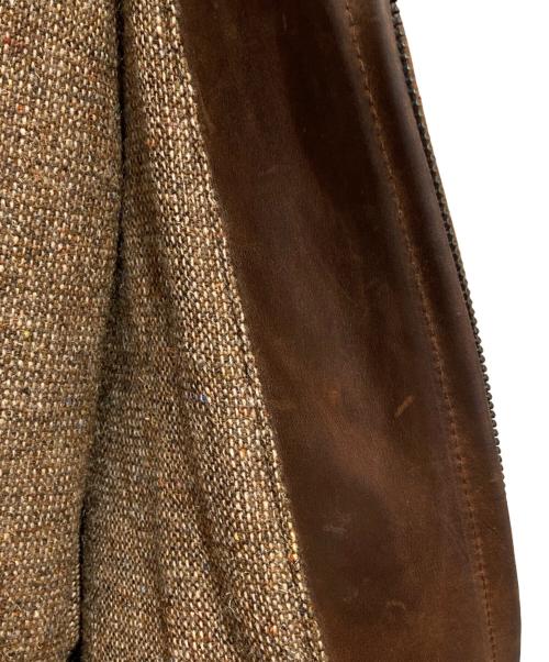 Aero LEATHER（エアロレザー）Aero LEATHER (エアロレザー) シングルライダースジャケット ブラウン サイズ:38の古着・服飾アイテム