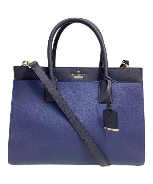 Kate Spade（ケイトスペード）Kate Spade (ケイトスペード) 2WAYショルダーバッグ ブルーの古着・服飾アイテム