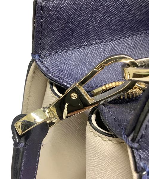 Kate Spade（ケイトスペード）Kate Spade (ケイトスペード) 2WAYショルダーバッグ ブルーの古着・服飾アイテム