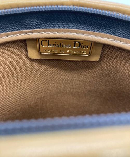 Christian Dior（クリスチャン ディオール）Christian Dior (クリスチャン ディオール) ハニカム柄ショルダーバッグ ブラウンの古着・服飾アイテム