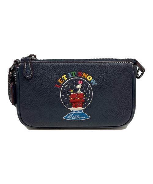 COACH（コーチ）COACH (コーチ) ハンドバッグ ネイビーの古着・服飾アイテム