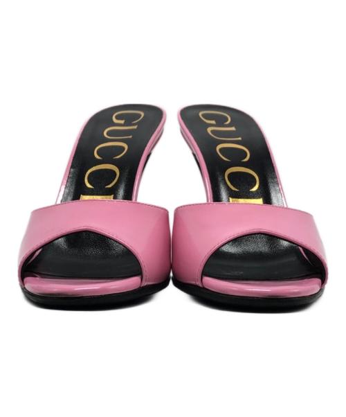 GUCCI（グッチ）GUCCI (グッチ) SCARLET MULE / 593389 ピンク サイズ:37の古着・服飾アイテム