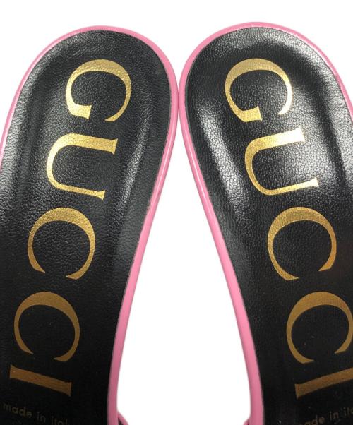 GUCCI（グッチ）GUCCI (グッチ) SCARLET MULE / 593389 ピンク サイズ:37の古着・服飾アイテム