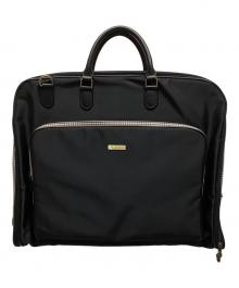 Aquascutum（アクアスキュータム）の古着「ガーメントバッグ」｜ブラック