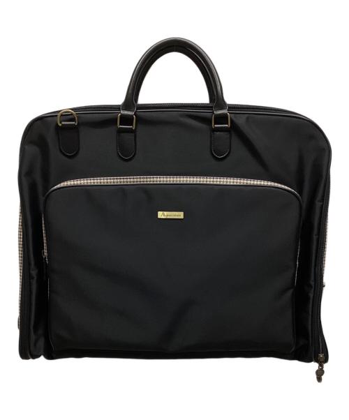 Aquascutum（アクアスキュータム）Aquascutum (アクアスキュータム) ガーメントバッグ ブラックの古着・服飾アイテム