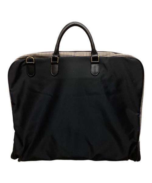 Aquascutum（アクアスキュータム）Aquascutum (アクアスキュータム) ガーメントバッグ ブラックの古着・服飾アイテム