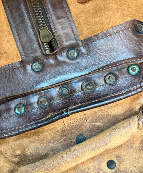 RRL（ダブルアールエル）RRL (ダブルアールエル) Riley/ライリー レザーリュック ブラウンの古着・服飾アイテム