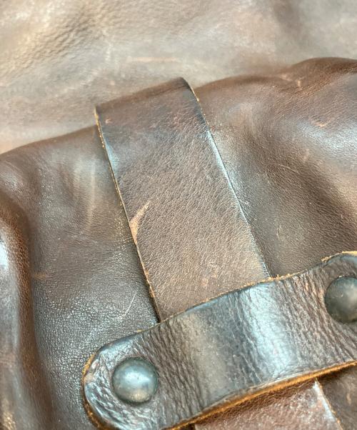 RRL（ダブルアールエル）RRL (ダブルアールエル) Riley/ライリー レザーリュック ブラウンの古着・服飾アイテム