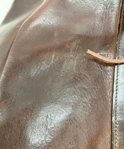 RRL（ダブルアールエル）RRL (ダブルアールエル) Riley/ライリー レザーリュック ブラウンの古着・服飾アイテム