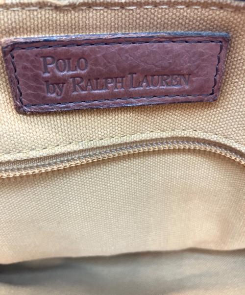 POLO RALPH LAUREN（ポロ・ラルフローレン）POLO RALPH LAUREN (ポロ・ラルフローレン) ブリーフケース ブラウンの古着・服飾アイテム