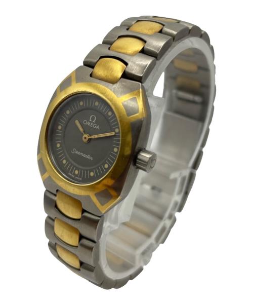 OMEGA（オメガ）OMEGA (オメガ) Seamaster Polaris シーマスター ポラリス コンビ グレー文字盤の古着・服飾アイテム