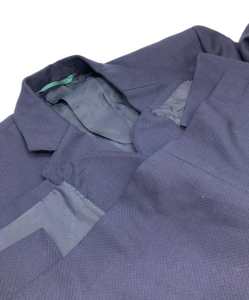 ERMENEGILDO ZEGNA（エルメネジルド・ゼニア）Ermenegildo Zegna (エルメネジルド・ゼニア) サマーテーラードジャケット ネイビー サイズ:表記なしの古着・服飾アイテム
