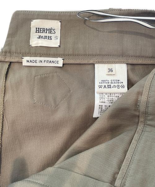 HERMES（エルメス）HERMES (エルメス) シンチバック ショートパンツ ベージュ サイズ:36の古着・服飾アイテム