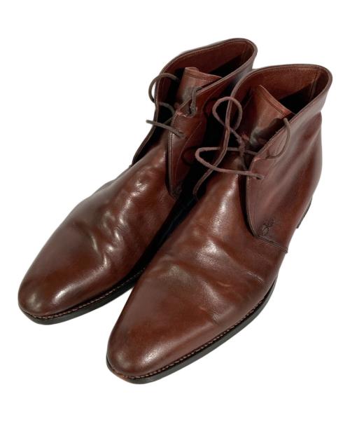 Soffice & Solid（ソフィス アンド ソリッド）SOFFICE & SOLID (ソフィス アンド ソリッド) チャッカーブーツ ブラウン サイズ:6 1/2の古着・服飾アイテム