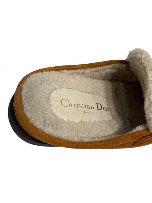 Christian Dior（クリスチャン ディオール）Christian Dior (クリスチャン ディオール) ミュール ブラウン サイズ:36の古着・服飾アイテム