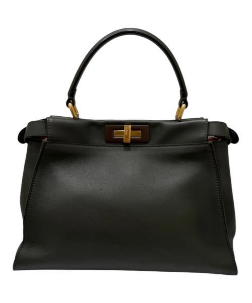 FENDI（フェンディ）FENDI (フェンディ) ピーカブー ミディアム グリーン サイズ:ミディアムの古着・服飾アイテム