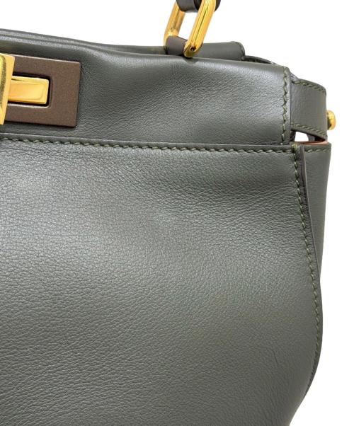 FENDI（フェンディ）FENDI (フェンディ) ピーカブー ミディアム グリーン サイズ:ミディアムの古着・服飾アイテム