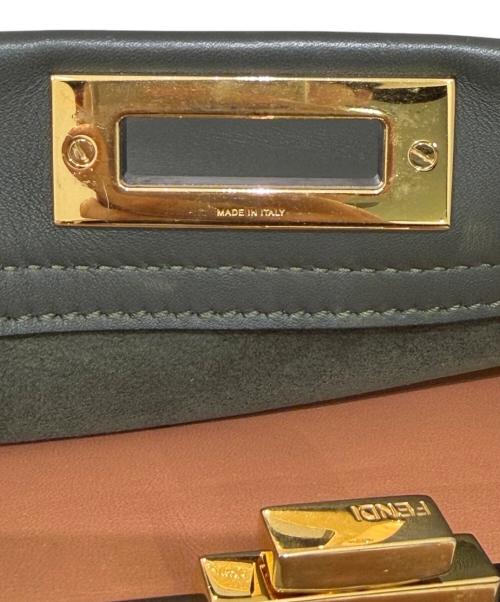 FENDI（フェンディ）FENDI (フェンディ) ピーカブー ミディアム グリーン サイズ:ミディアムの古着・服飾アイテム
