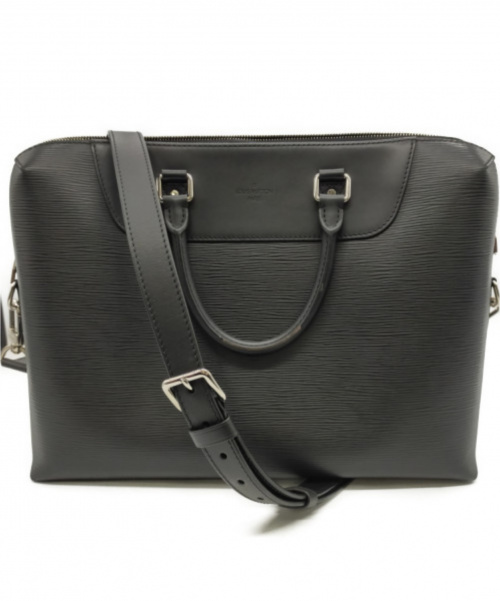 LOUIS VUITTON（ルイ ヴィトン）LOUIS VUITTON (ルイヴィトン) ブリーフケース ブラック エピ M50163 CA1165の古着・服飾アイテム