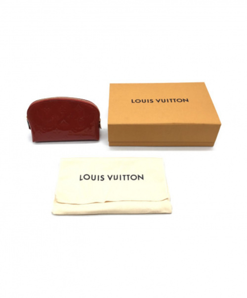 LOUIS VUITTON（ルイ ヴィトン）LOUIS VUITTON (ルイ ヴィトン) コスメポーチ レッド ヴェルニ M90172 SR4117の古着・服飾アイテム