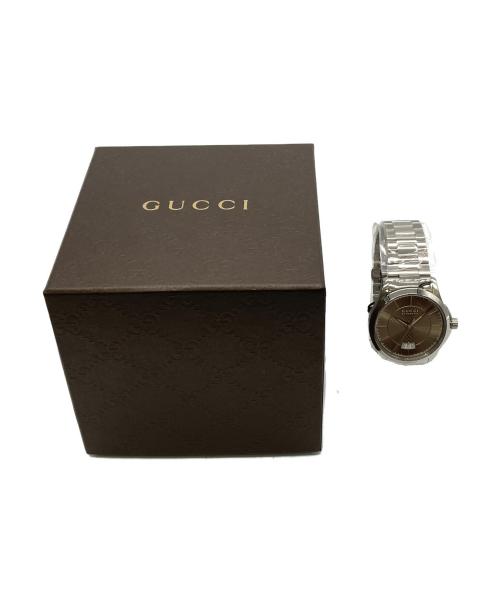 GUCCI（グッチ）GUCCI (グッチ) 腕時計 ブラウンの古着・服飾アイテム