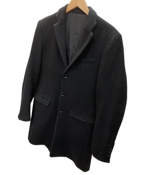 STUDIOUS（ステュディオス）STUDIOUS (ステュディオス) チェスターコート ブラック サイズ:Mの古着・服飾アイテム