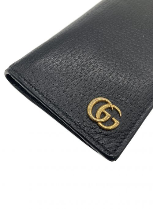 GUCCI（グッチ）GUCCI (グッチ) 長財布 ブラックの古着・服飾アイテム