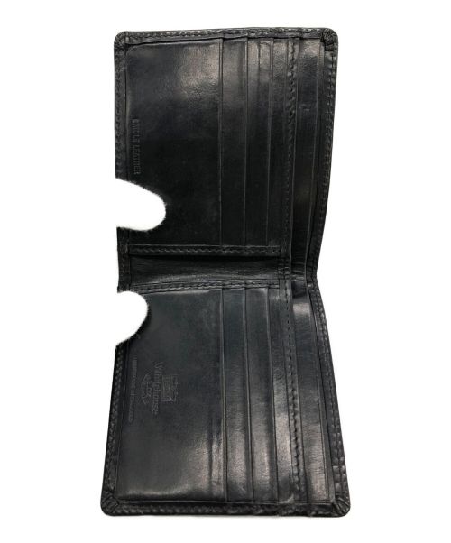 Whitehouse Cox（ホワイトハウスコックス）Whitehouse Cox (ホワイトハウスコックス) 2つ折り財布 ブラックの古着・服飾アイテム