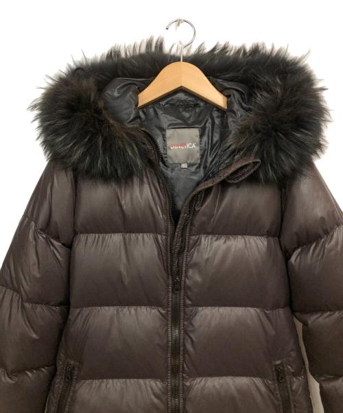 DUVETICA（デュベティカ）DUVETICA (デュベティカ) ダウンジャケット ブラウン サイズ:40の古着・服飾アイテム