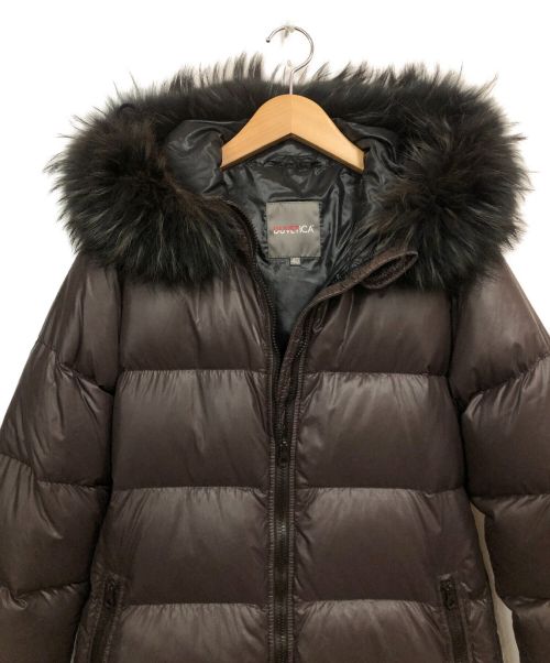 DUVETICA（デュベティカ）DUVETICA (デュベティカ) ダウンジャケット ブラウン サイズ:40の古着・服飾アイテム