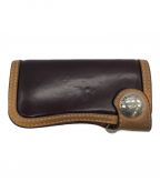 BIG HANDビッグハンド）の古着「レザーウォレット」｜ブラウン